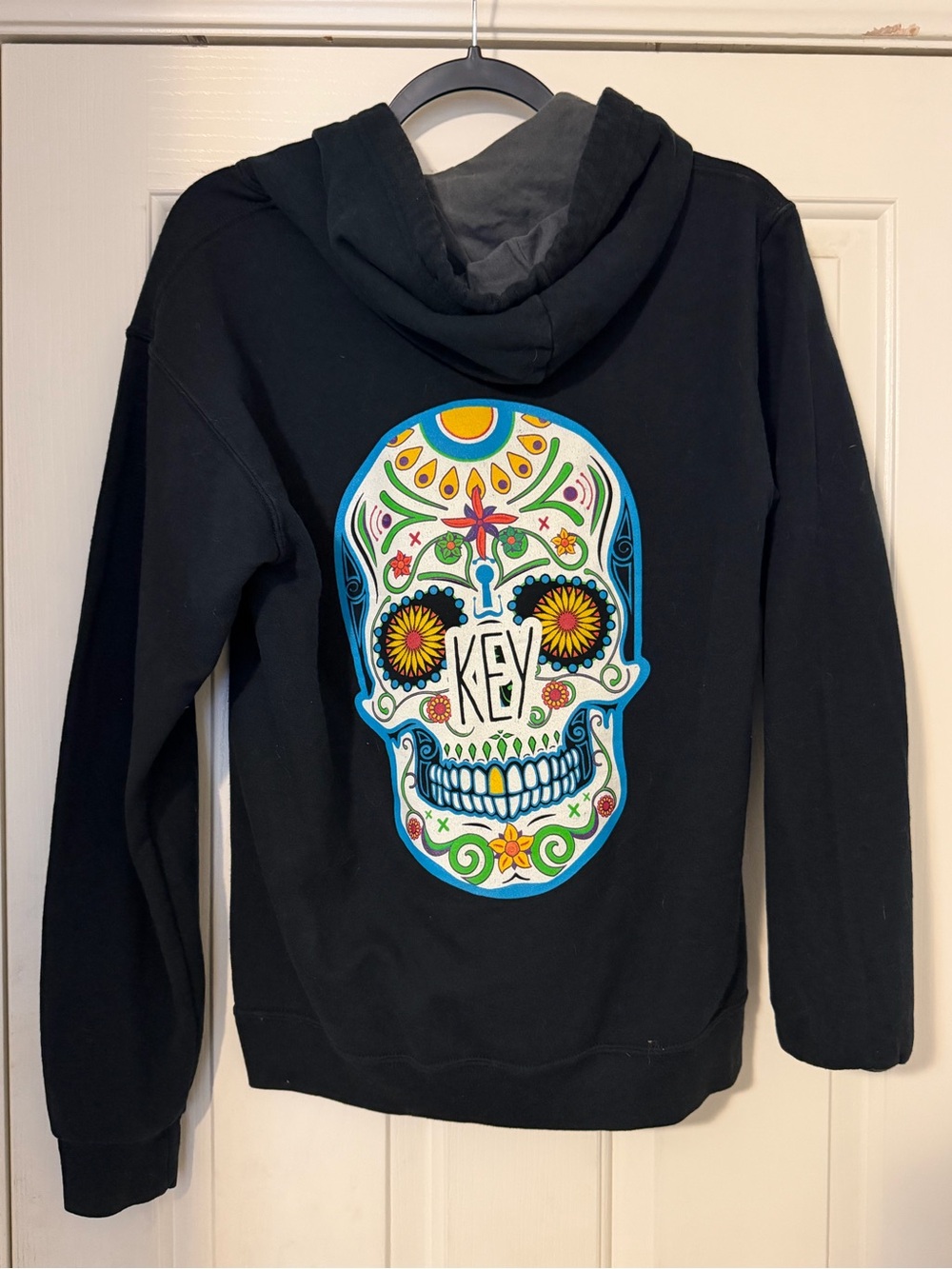 KEY Black Hoodie Size Small